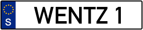 Truck License Plate